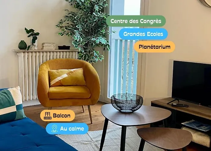 Appartement Cosy - Centre Fauriel - 6 Pers